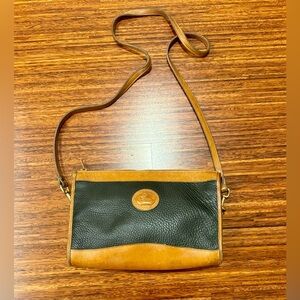 Vintage 1980’s Dooney & Bourke two toned crossbody bag VGUC